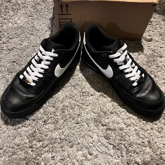 Nike Other - Nike Men's Classic Black and White Sneakers Customized (Black with White)